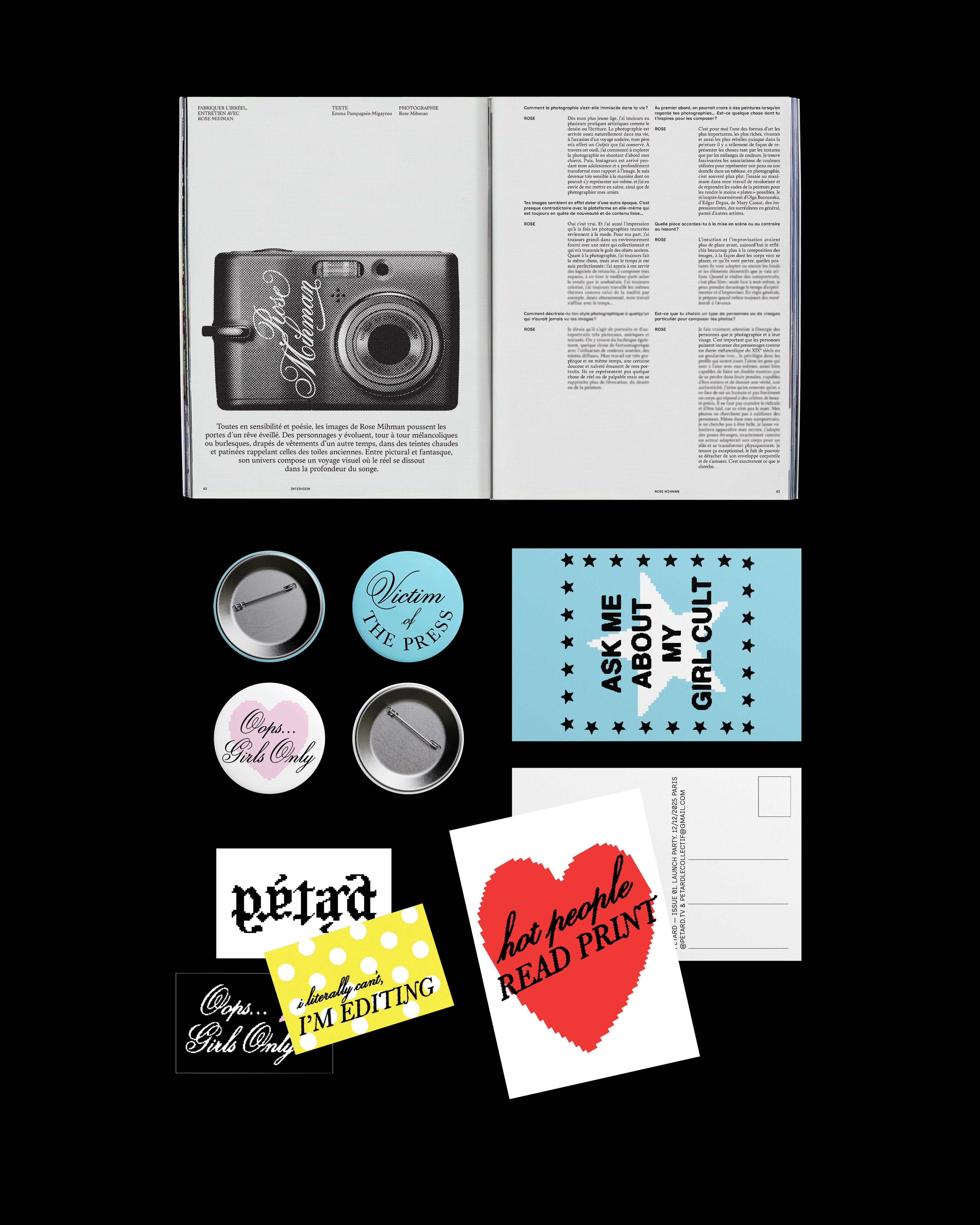 Le pack magazine + merch